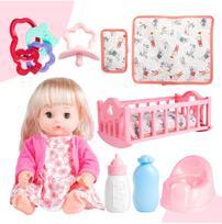 Lėlė „Baby Sweet Love“ su lovyte ir priedais, 32 cm