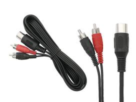 TV, SAT, HDMI, DVI kabeliai ir priedai // HDMI, DVI, AUDIO jungiamieji laidai ir priedai // 1495#                Przyłącze din5-2rca 1,2m