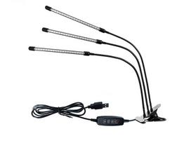 LED apšvietimas // Fito / Augalų auginimo lempos | Infraraudonųjų spindulių šildymo lempos | Baktericidinės UV lempos // 71-301# Lampa stojąca do uprawy roślin z klipsem potrójna