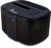 Inter-Tech 88884070 stacionarus diskų dokas 2.5 inch / 3.5 inch SATA HDD/SSD, USB 3.2 Gen 1, aliuminis, juodas