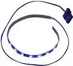 LED juostinis šviestuvas Inter-Tech 88885448 300 mm juodas mėlynas 18 lempučių