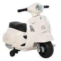 Elektrinis motociklas vaikams Homcom 66,5x38x52cm., baltos/juodos spalvos