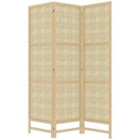 Širma Homcom 135x1,7x180cm., šviesiai rudos spalvos