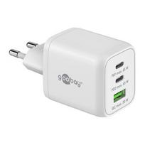 Goobay  65 W USB-C PD GaN Multiport Fast Charger Nano, White |  | 65 W USB-C PD GaN Multiport Fast Charger Nano | 64754 | 4040849647543