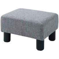 Pufas Homcom 40x30x24cm., pilkos/juodos spalvos