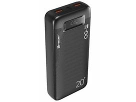 Maitinimo šaltiniai // Atsarginiai maitinimo šaltiniai (power bank) Lv : Lādētāji-akumulatori (Power Banks) // Power bank TRACER VoltX 20000mAh PD+OC3.0 22.5W BK