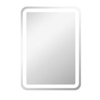 Vonios veidrodis su LED apšvietimu Homcom 50x4x70cm., sidabrinės spalvos