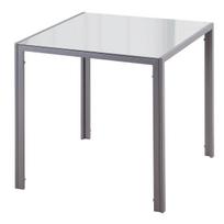 Valgomojo stalas Homcom 75x75x75cm., pilkos spalvos