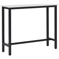 Baro stalas Homcom 120x40x100cm., juodos spalvos