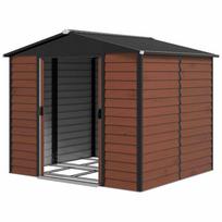 Sodo sandėliukas Outsunny 240x206x198cm., rudos/juodos spalvos