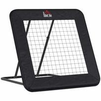Futbolo kamuolio atmušimo sienelė Homcom 128x118x120cm., juodos spalvos