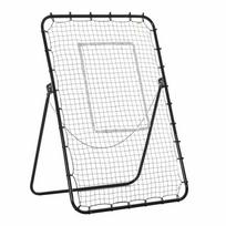 Futbolo kamuolio atmušimo sienelė Homcom 123x177x183cm., juodos spalvos