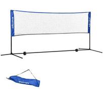 Badmintono tinklas Sportnow 310x103x155cm., juodos/mėlynos spalvos
