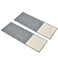 Rinkinys iš 2 kačių drąskyklių PawHut 130x45x0,3cm., pilkos/smėlio spalvos