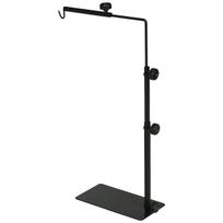 Reguliuojamas lempų stovas terariumui PawHut 40x15x88cm., juodos spalvos