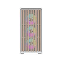 Kompiuterio korpusas - Darkflash DS900WD Midi Tower ATX, Grūdintas stiklas, 4 ventiliatoriai, Balta