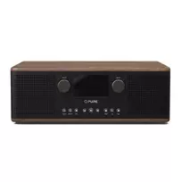 PURE ACOUSTICS Pure Classic C-D6 Skaitmeninis Radijo Imtuvas Kavinė Juoda/Riešutas EU/JK