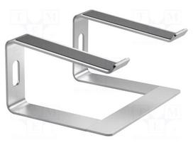 Stand | 5kg | 15.6" | silver | aluminium | 260x225x142mm | laptop