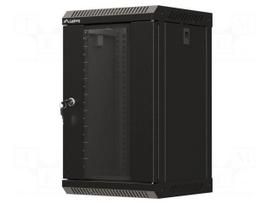 Enclosure: rack cabinet | Standard: 10" | 9U | W: 300mm | H: 503mm | black