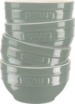 STAUB SERVING Set of 4 bowls 12 cm, eucalyptus