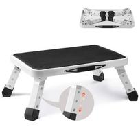 Sulankstomos plieninės kopėčios, 1 pakopa, 150 kg talpos, reguliuojamo aukščio