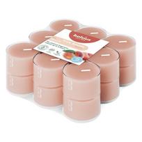 Žvakė, aromatinė/arbatinė Bolsius True Scents Peach, 6 h, 18 vnt., rožinė sp.