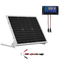 50 W 12 V mono saulės baterijų įkroviklis su MPPT valdikliu, IP65
