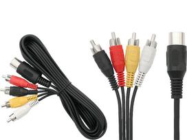 TV, SAT, HDMI, DVI kabeliai ir priedai // HDMI, DVI, AUDIO jungiamieji laidai ir priedai // 4321#                Przyłącze din5-4rca 1,5m