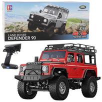 Žaidimų zona | PC | Konsolės | Priedai // Radijo valdomi žaislai ir priedai // Auto Terenowe Zdalnie Sterowane RC Land Rover Defender 90 Czerwony 1:14