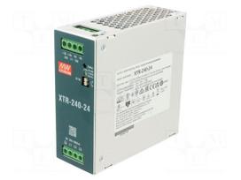 Power supply: switching | for DIN rail | 240W | 24VDC | 0÷10A | OUT: 1