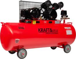 Automobilių dirbtuvių įrankiai ir įranga // Tepaliniai kompresoriai // \nKompresor Olejowy 200L 2 Tłoki 400V KD407\n