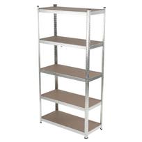 Įrankiai ir matavimo prietaisai // Įrankių, priedų naujienos // Regał met. wcis. premium, 5 pół.,1800×900×400mm,265kg,ocynk