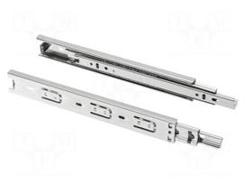 Ball guide | zinc plated steel | L: 500mm | 20kg | H: 35mm