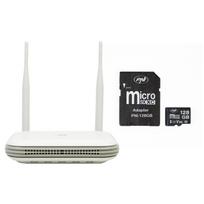 PNI House WIFI800 wireless NVR package, 8 channels 5MP or 4 channels 4K 8MP, voice prompt and PNI 128GB MicroSD memory card included