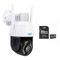Package PNI House IP575 5MP WiFi video surveillance camera with IP + PNI 128GB MicroSD memory card with SD adapter
