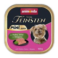 ANIMONDA Vom Feinsten Senior Mini Chicken with game and oregano - wet dog food - 100g