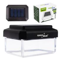 Įrankiai ir matavimo prietaisai // Įrankių, priedų naujienos // Lampa solarna LED na słupek GreenBlue, 60x40mm, daszek kopertowy, 3200K, GB125 WW