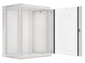 Enclosure: rack cabinet | Standard: 19" | 15U | W: 600mm | H: 774mm | grey