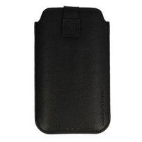 Universali kišenė telefono korpusui iLike Universal Universal Leather Pocket Case L Black