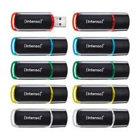 Intenso 3511551 USB flash drive 4GB USB Type-A 2.0 Black, Red, Green, Transparent, Yellow, Blue