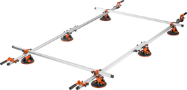 KRAFTDELE įrankiai // Siurbtukai // \nZestaw do przenoszenia płytek dużego rozmiaru 3600mm + przyssawki KD11985\n
