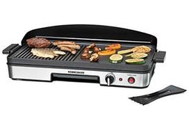 Rommelsbacher table grill BBQ 2003 (black / stainless steel, 1,900 watts)