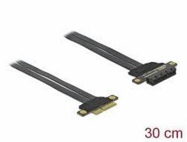 DeLOCK Riser Card PCIe x4> x4 with flexible cable 30cm