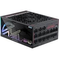 MSI MPG Ai1300TS PCIE5 (black, 2x 12-pin high power GPU, 7x PCIe, cable management, 1300 watts)