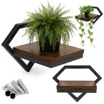 Pakabinama lentyna augalams ModernHome, rombo formos