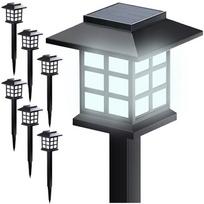 Sodo saulės energijos LED šviestuvų rinkinys Gardlov 25421 (6 vnt.) - Šalta balta šviesa