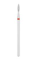 EXO Pro deimantinis liepsnos formos frezos antgalis Ø2.1 mm, raudonas (švelnus)