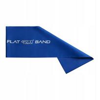 Reabilitacinė mankštos juosta 4FIZJO FLAT BAND 2 m, 9-11 kg, mėlyna