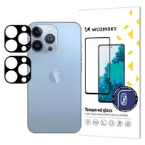 Wozinsky apsauginis kameros stiklas iPhone 17 telefonui (2 vnt.), juodas