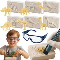 Dinozaurų kasinėjimo rinkinys vaikams Kruzzel 6in1